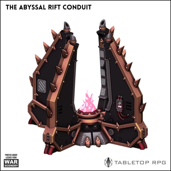 The Abyssal Rift Conduit 3D printable STL Terrain