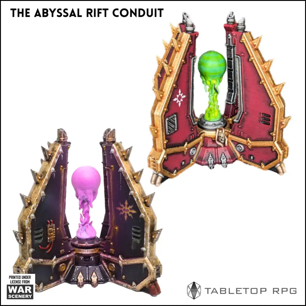 The Abyssal Rift Conduit 3D printable STL Terrain