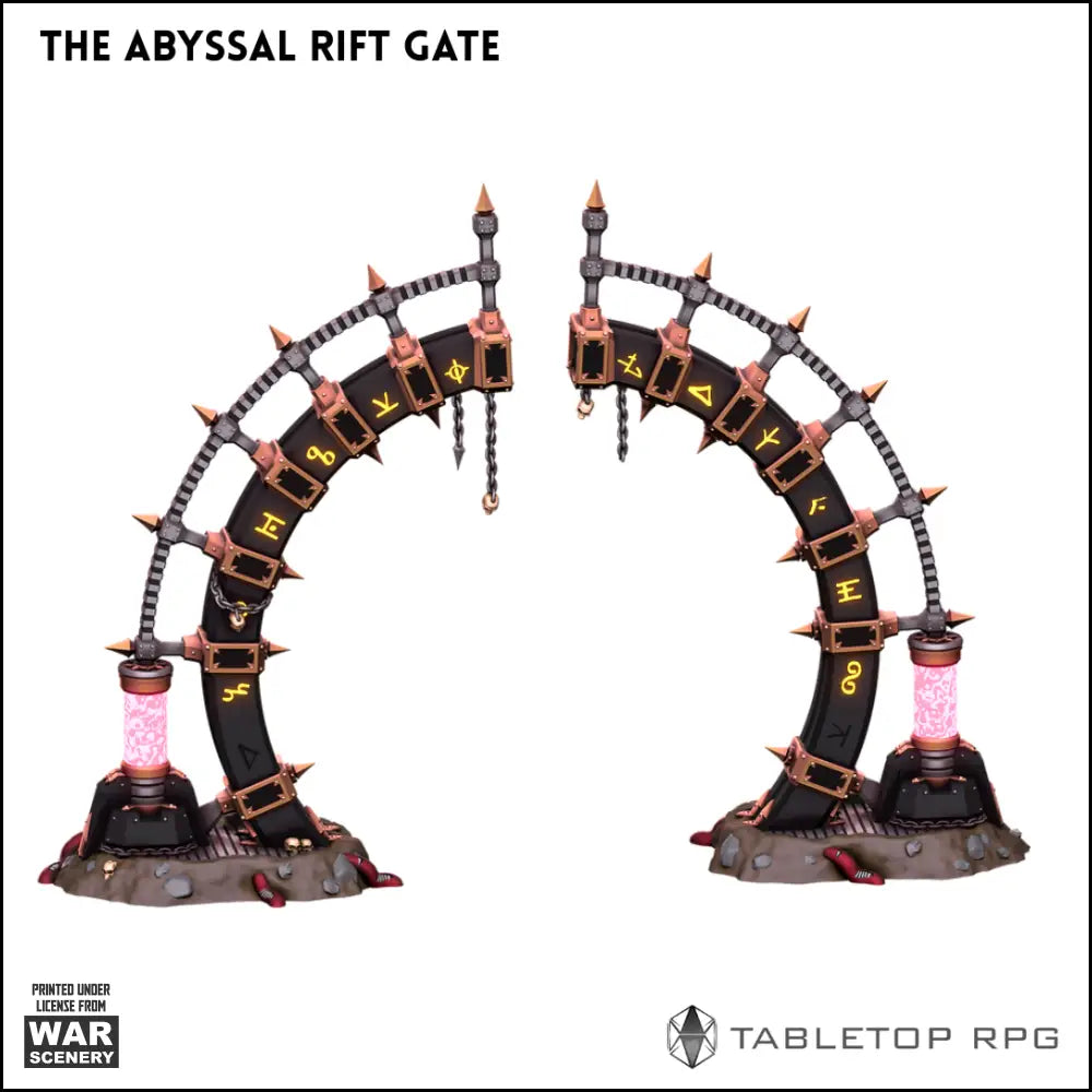 The Abyssal Rift Gate 3D printable STL Terrain