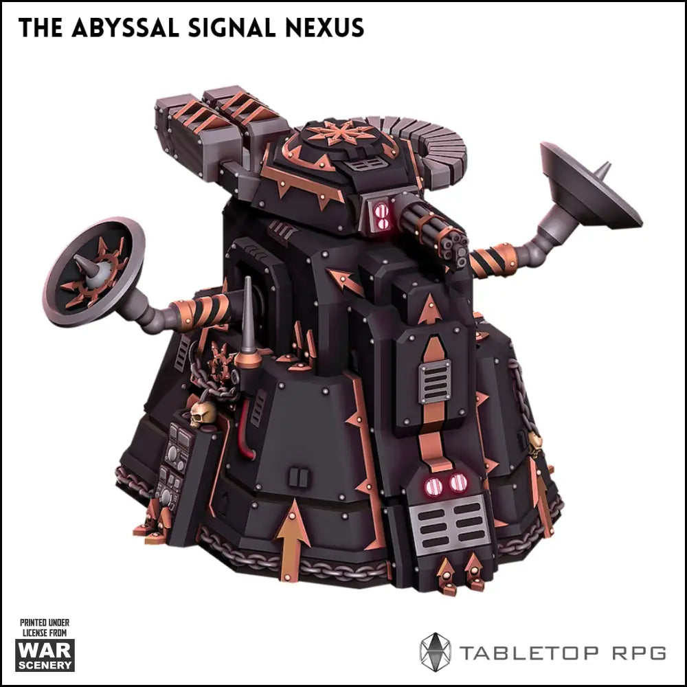 The Abyssal Signal Nexus 3D printable STL Terrain
