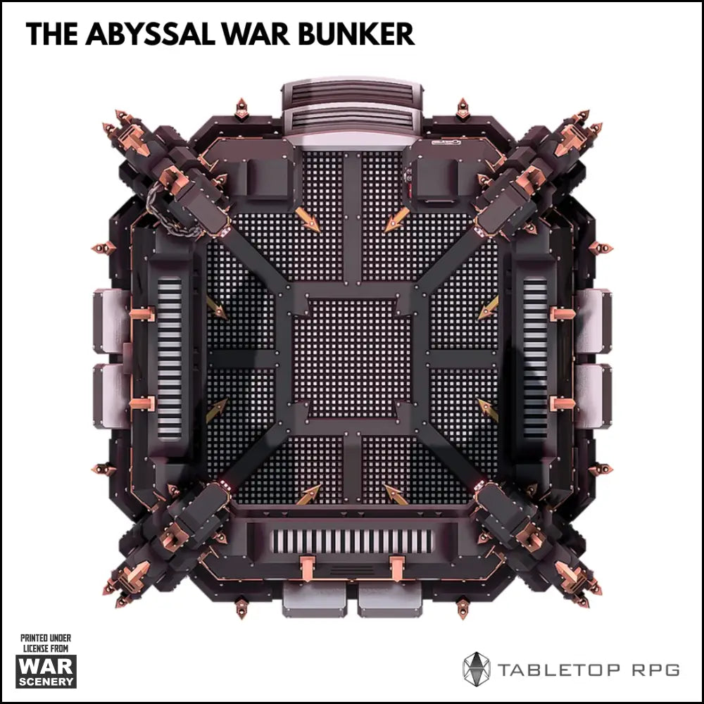 The Abyssal War Bunker 3D printable STL Terrain
