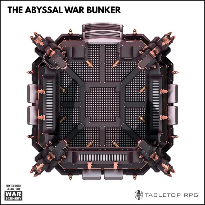 The Abyssal War Bunker 3D printable STL Terrain