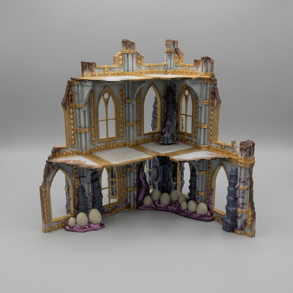 Three Storey Ruins and Spore Thrower - Alien Ruin alternate angle 1