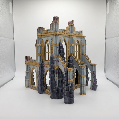 Three Storey Ruins and Spore Thrower - Alien Ruin alternate angle 3