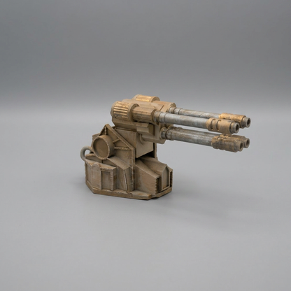 Triple Barrel Turret alternate angle 1