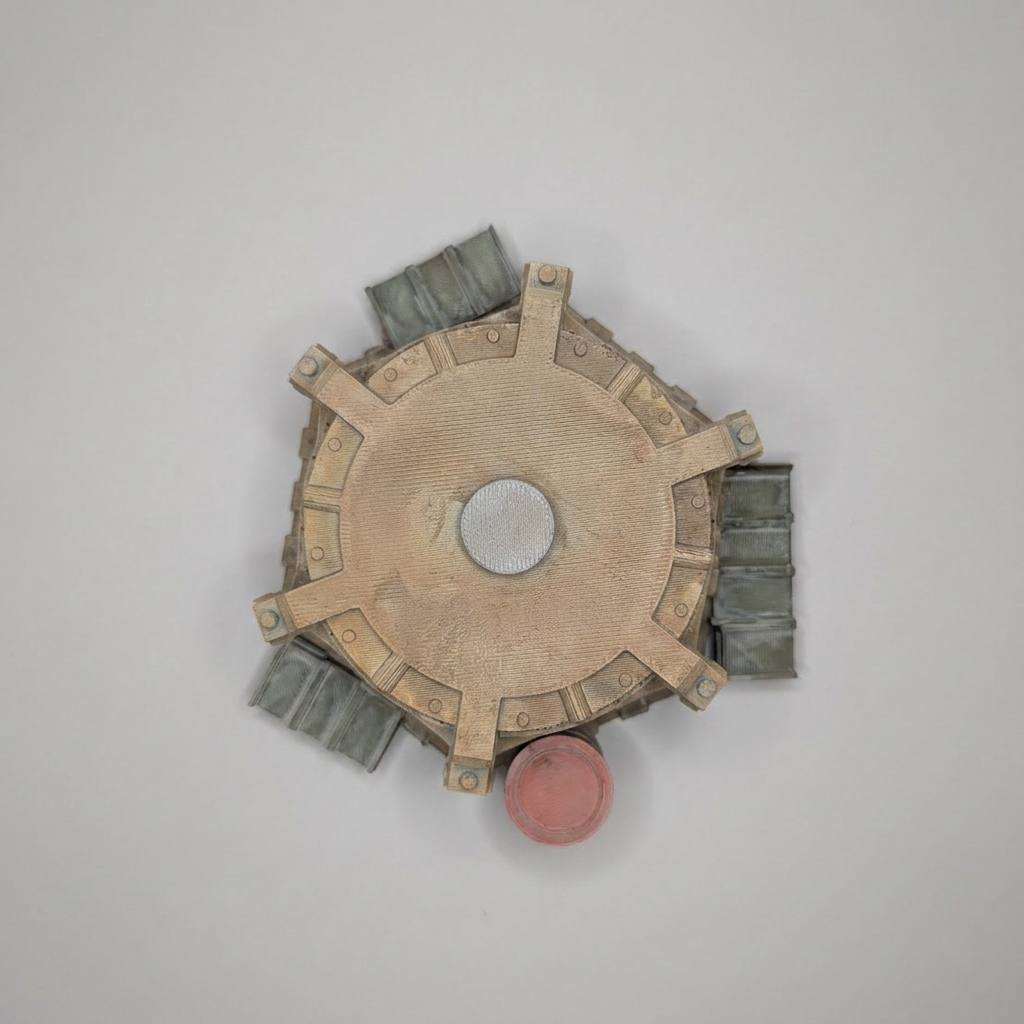 Triple Barrel Turret alternate angle 5