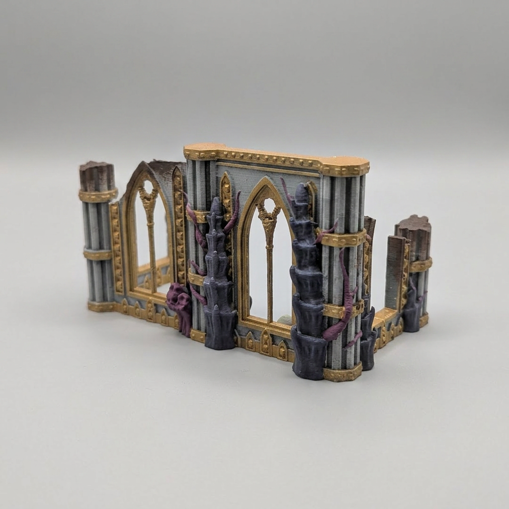 U Shaped Ruins and Short Spores - Alien Ruins alternate angle 2